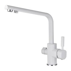 Смеситель для кухни (мойки) KAISER Decor 40144 granit однорычажный гранит white