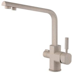 Смеситель для кухни (мойки) KAISER Decor 40144 granit однорычажный гранит sandbeige