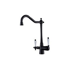 Смеситель для кухни (мойки) KAISER Vincent 31844 однорычажный Black Marble