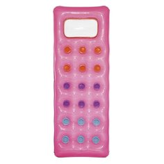 Матрас Bestway 43040 71x188 см розовый/голубой/белый