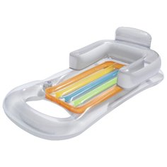 Матрас Bestway 43028 89x157 см серый/голубой