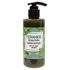 Eyenlip пенка кислородная для умывания Ceramide Green Toks Bubble Cleanser, 200 мл
