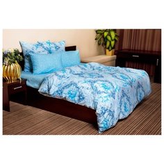 Постельное белье семейное Ночь Нежна Лунный свет 70 х 70 см бязь голубой