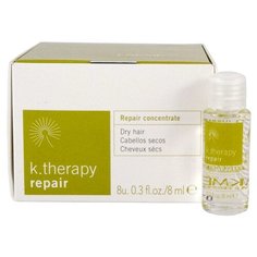 Lakme K-Therapy Repair Средство концентрированное для восстановления сухих волос, 8 мл, 8 шт.