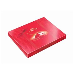 Набор конфет Mon Cheri из темного шоколада с цельной вишней и ликером, 262,5г красный