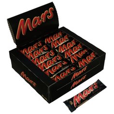 Батончик Mars с нугой и карамелью, 50 г, коробка (36 шт.)