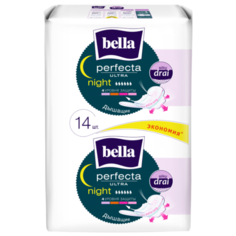 Bella прокладки Perfecta ultra night silky drai 14 шт.