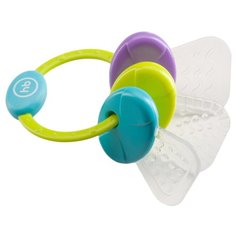 Прорезыватель-погремушка Happy Baby Colorful silicone teethers blue