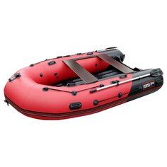 Надувная лодка HUNTERBOAT Хантер 330 ПРО красный/черный