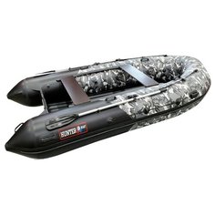 Надувная лодка HUNTERBOAT Хантер 380 ПРО камуфляж