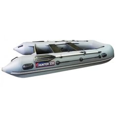 Надувная лодка HUNTERBOAT Хантер 335 серый