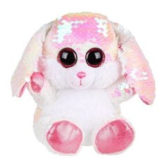 Мягкая игрушка Fluffy Family Зайка из пайеток 15 см
