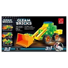 Конструктор Ausini Gleam Bricks 25345 Бульдозер 3 в 1
