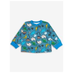 Распашонка Веселый Малыш размер 80, темно-зеленый