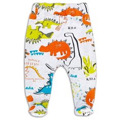 Ползунки Веселый Малыш размер 56, разноцветный