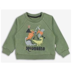 Свитшот Веселый Малыш размер 98, хаки