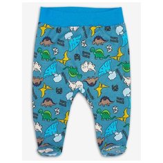 Ползунки Веселый Малыш размер 68, темно-зеленый