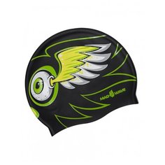 Шапочка для плавания MAD WAVE Eye fly черный