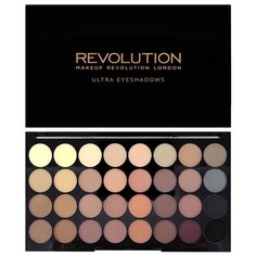 REVOLUTION Палетка теней Ultra 32 Eyeshadow Palette Flawless Matte