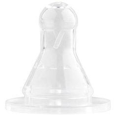 Соска Lubby Силиконовая L 6м+ 2шт бесцветный