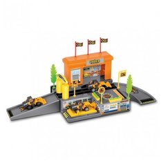 Shantou Gepai Игровой набор Стройплощадка P1206A-1 оранжевый/желтый/серый