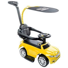 Каталка-толокар Happy Baby JEEPSY (50010) со звуковыми эффектами yellow