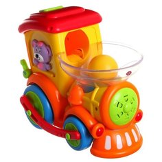 Интерактивная развивающая игрушка Play Smart Веселый паровозик оранжевый