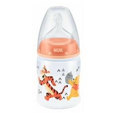 NUK First Choice Plus Disney Winnie the Pooh бутылочка 150 мл с рождения, персиковый