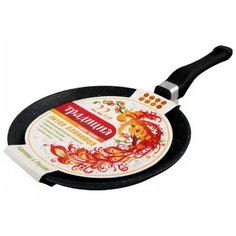 Сковорода блинная Традиция Гранит ТГ6221 22 см, черный