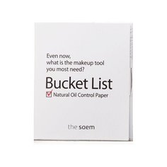 The Saem Матирующие салфетки Natural Oil Control Paper 50 шт. натуральный