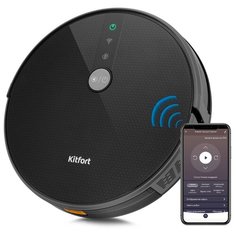 Робот-пылесос Kitfort КТ-545 черный