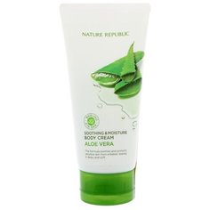 Крем для тела NATURE REPUBLIC Soothing & Moisture Aloe vera body cream, тюбик, 150 мл