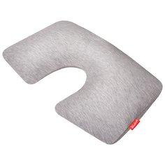 Подушка для шеи Woodsurf First Class Travel Pillow, серая меланж
