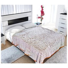 Плед Tango Bicolor 200x220 см, коричневый