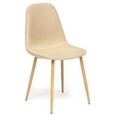 Стул TetChair Breeze (4724) металл/текстиль натуральное дерево/бежевый 4 шт.
