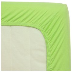 Простыня Селтекс трикотажная на резинке 90 х 200 см салат