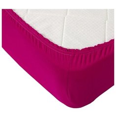 Простыня Селтекс трикотажная на резинке 140 х 200 см бордо