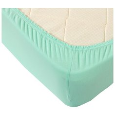 Простыня Селтекс трикотажная на резинке 140 х 200 см мята