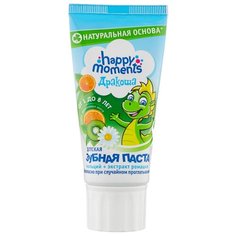 Зубная паста Happy Moments Дракоша со вкусом фруктовой мяты от 1 до 8 лет, 60 мл