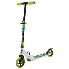 Городской самокат Novatrack Jungle 145S (2019) бело-зеленый