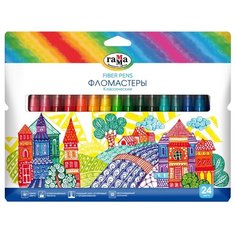 ГАММА Набор фломастеров «Классические», 24 шт. (180319_13) Gamma
