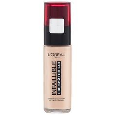 LOreal Paris Тональный крем Infaillible свежий тон 24 ч, 30 мл, оттенок: 25 Светло-розовый