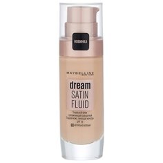 Maybelline New York Тональный флюид Dream Satin Fluid, 30 мл, оттенок: 10 Натурально-бежевый