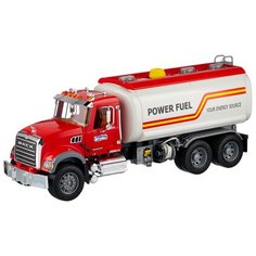 Автоцистерна Bruder MACK (02-827) бензовоз 1:16 59.8 см красный/серый
