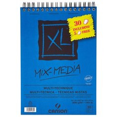 Альбом для смешанных техник Canson XL Mix Media 29.7 х 21 см (A4), 300 г/м², 30 л.