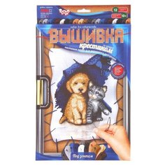 Danko Toys Набор для вышивания крестиком Под зонтом (VK-02-05)