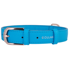 Ошейник COLLAR Glamour без украшений 3293 30-39 см голубой