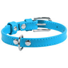 Ошейник COLLAR Glamour без украшений 3201 19-25 см голубой
