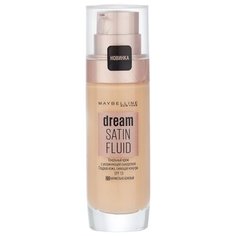 Maybelline New York Тональный флюид Dream Satin Fluid, 30 мл, оттенок: 23 карамельно-бежевый