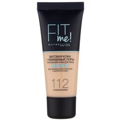 Maybelline New York Тональный крем Fit Me, 30 мл, оттенок: 112 Теплый бежевый